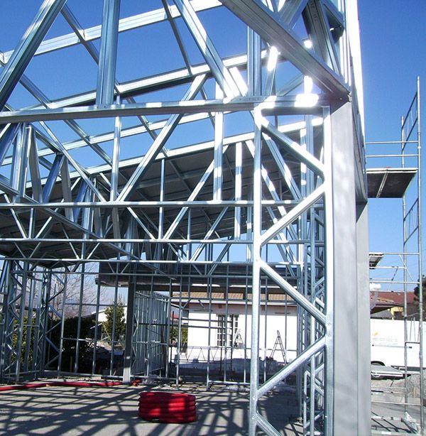 esempio di costruzione in acciaio